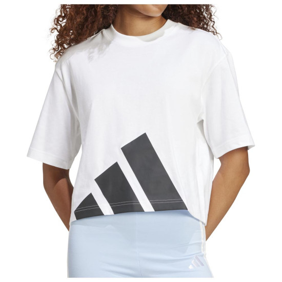 Adidas Γυναικεία κοντομάνικη μπλούζα Essentials Big Logo Boyfriend Tee